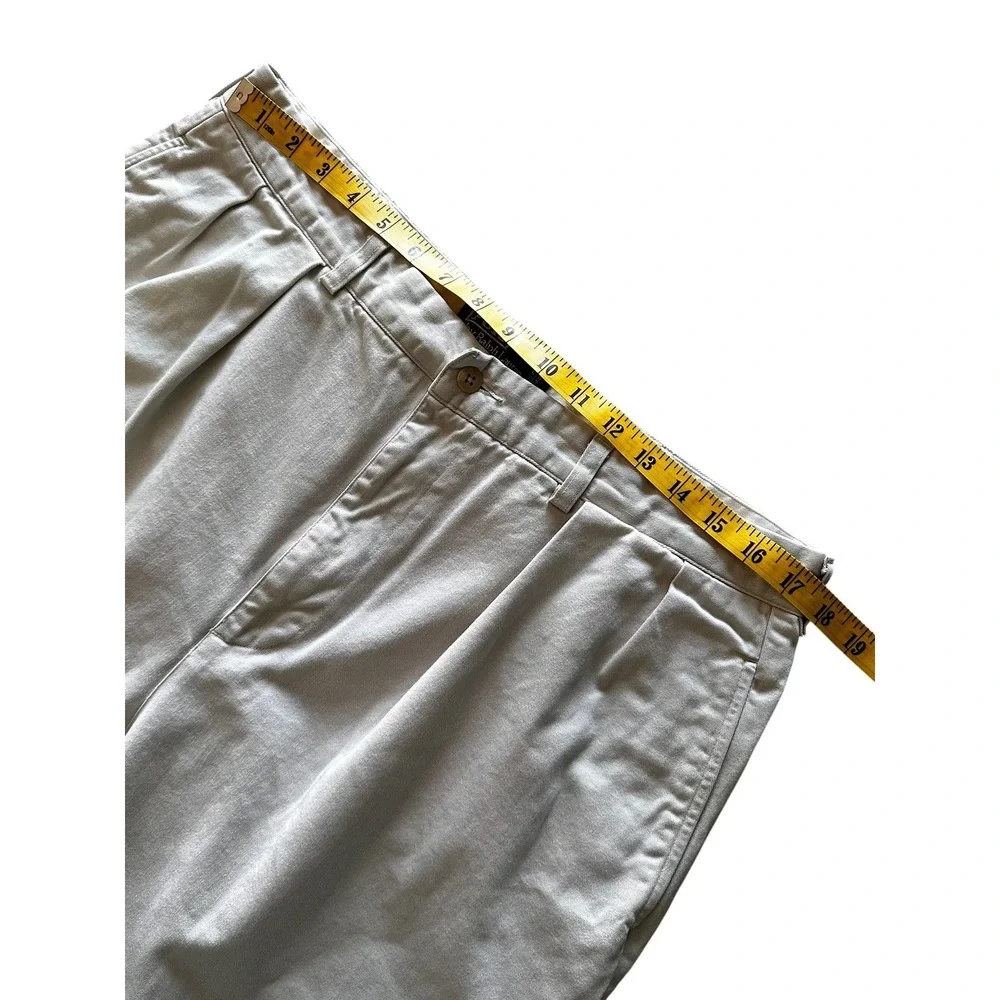 Polo Ralph Lauren Andrew Pant Mens 38x30 Khaki Tan Pleated Chino Cotton Trousers